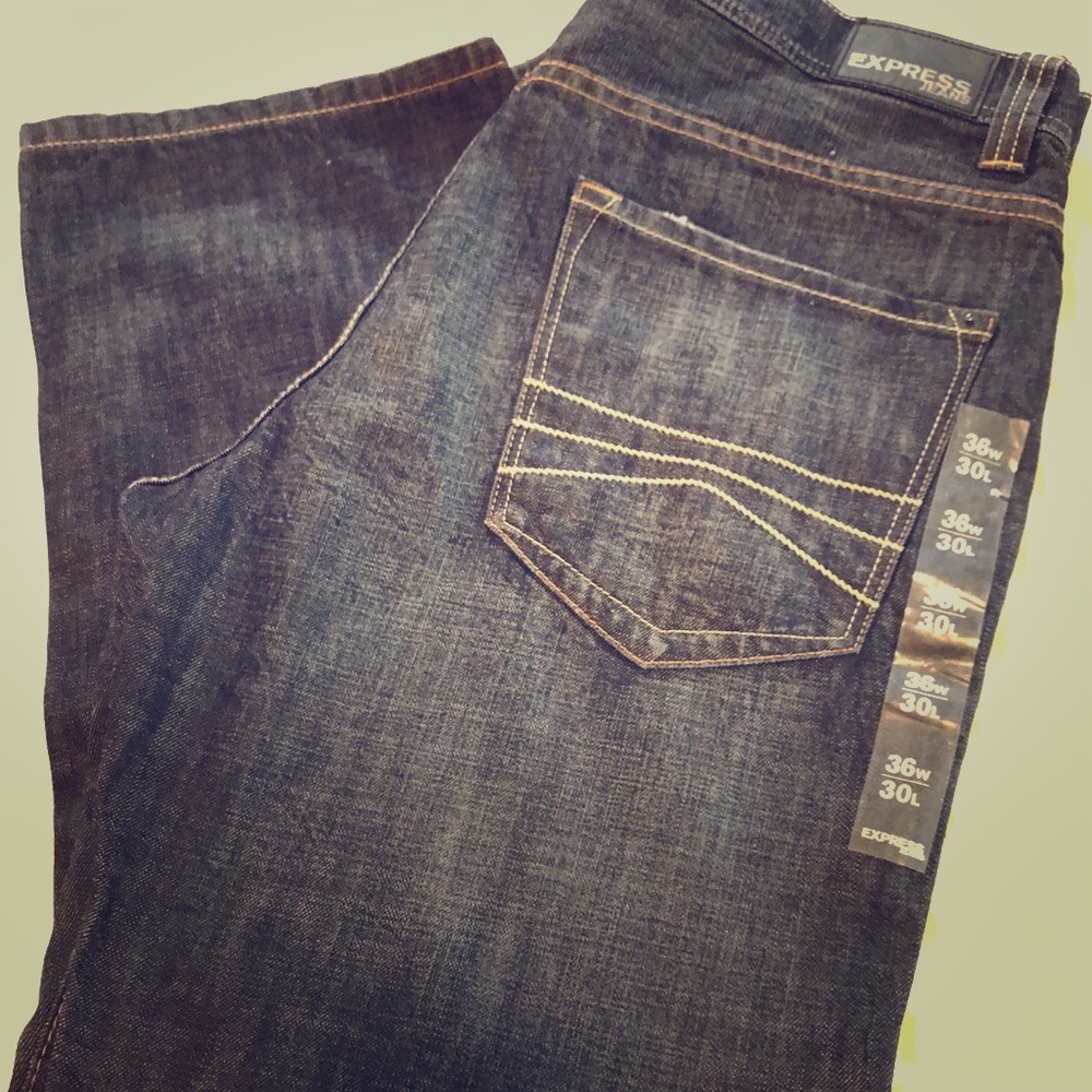 EXPRESS mens jeans. Low rise Blake style.
